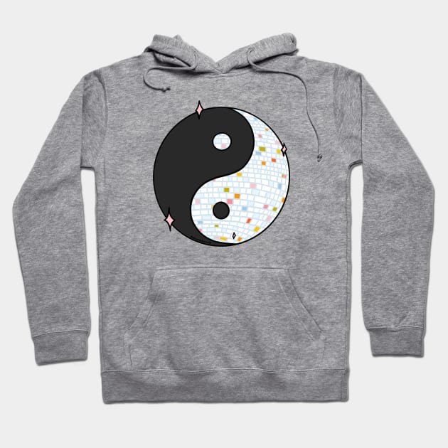 Yinyang Disco Ball Hoodie by Doodle by Meg